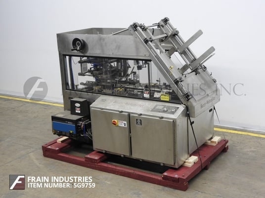 Barry Wehmiller #3000NSC, automatic, Stainless Steel wrap around case packer, 1-8 caes per minute - Image 1