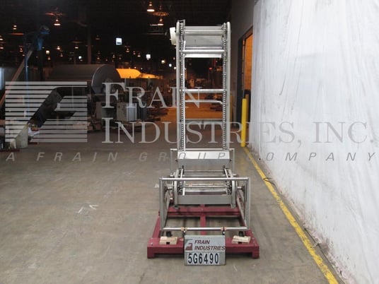 Smalley #SP-24, Stainless Steel Z style bucket elevator, 23-1/2" L x 4-1/4" W x 2-1/2" D buckets, 112" - Image 3