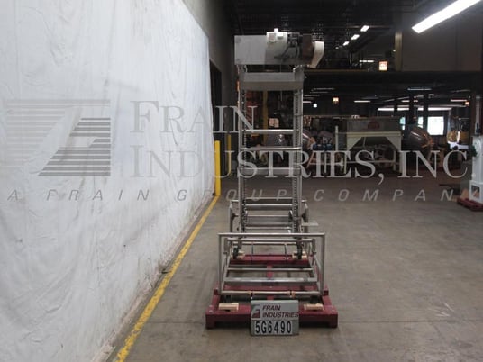 Smalley #SP-24, Stainless Steel Z style bucket elevator, 23-1/2" L x 4-1/4" W x 2-1/2" D buckets, 112" - Image 4