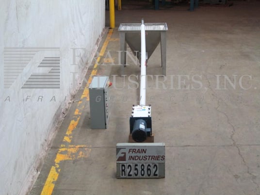 3-1/8" diameter x 10' long, Flexicon #1312, screw conveyor capable of transferring 0-60 cu.ft. product per - Image 3