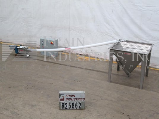 3-1/8" diameter x 10' long, Flexicon #1312, screw conveyor capable of transferring 0-60 cu.ft. product per - Image 5