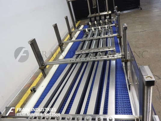 23-3/4" W x 94" L Modern, Stainless Steel, 1 to 4 lane, Intralox  style belt, accumlation table - Image 2