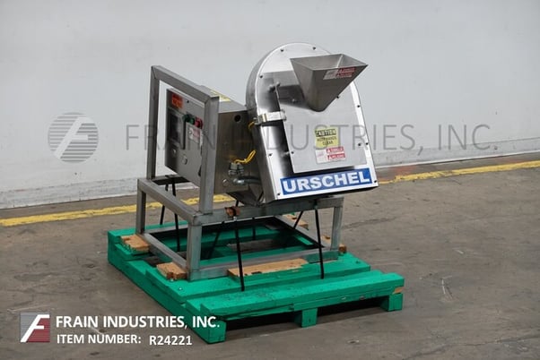 Urschel #3600, Stainless Steel, compact, standard cut comitrol processor, 3 blade impeller and cutting head - Image 1