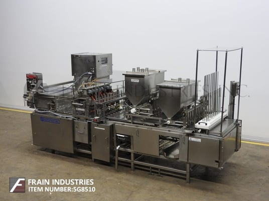 Autoprod / Oystar #FP1x8, automatic, inline, Stainless Steel cup filler and die cut heat sealer - Image 5
