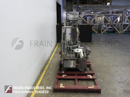 MRM Elgin / Zalkin, Stainless Steel, Monoblock 12 head filling and 8 head capping system, worm screw to star - Image 4