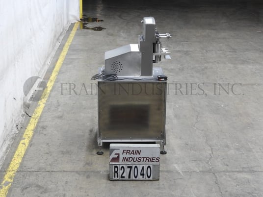 Cozzoli #F520, semi-automatic dual head table top piston filler, 2-20 containers per minute - Image 4