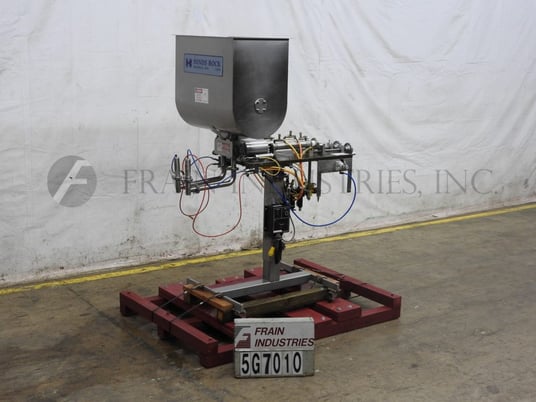 Hinds Bock #2P-64I, Stainless Steel, dual head piston filler / depositor, 16 oz to 64 oz per piston - Image 1