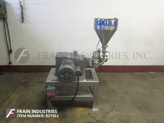 APV Gaulin #15M-8TBA, 2-stage homogenizer, rated output capacity of 15 gallons per hour - Image 4