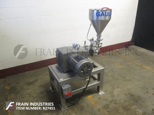 APV Gaulin #15M-8TBA, 2-stage homogenizer, rated output capacity of 15 gallons per hour - Image 5