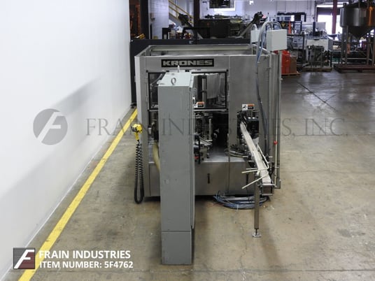 Krones #Supermatic, automatic, 12 station, rotary, cold glue, front/back/neck labeler, 80-360 labels per - Image 3