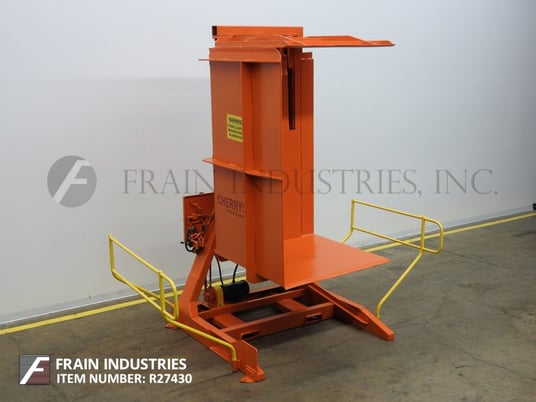Cherrys Industies Cherrys Industries, Pallet Inverter, free standing, single clamp, 180&deg; hydraulic pallet - Image 1