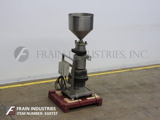 Greerco #W500V, colloid mill, capable of complete dispersion & deagglomeration, 100-300 gpm - Image 1