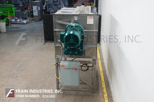 60 cu.ft. Marion #HPS4272, 316 Stainless Steel paddle mixer, three section hinged lid, safety grates, 72" L x - Image 4