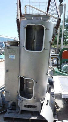 Gala #303-VDW, spin dryer, dewater plastic pellets, 304SS, 15 HP, vertical, #1272557 (3 available) - Image 2