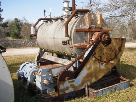 Littleford #FKM-4200D, 75 HP, 4200 L /150 cu.ft., batch plow mixer, jacketed, 304 Stainless Steel, #0914200 - Image 2