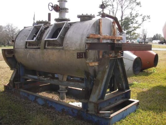 Littleford #FKM-4200D, 75 HP, 4200 L /150 cu.ft., batch plow mixer, jacketed, 304 Stainless Steel, #0914200 - Image 4