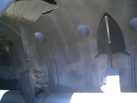 Littleford #FKM-4200D, 75 HP, 4200 L /150 cu.ft., batch plow mixer, jacketed, 304 Stainless Steel, #0914200 - Image 9