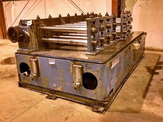 8 Stand, Michigan, 3.25" shafts, 40" roll space, 15 HP DC motor, #10156 - Image 1