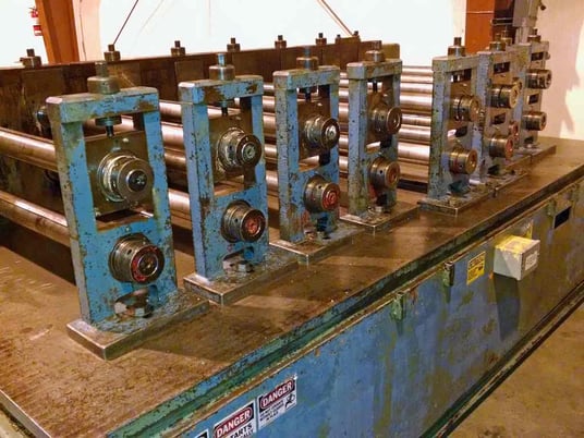 8 Stand, Michigan, 3.25" shafts, 40" roll space, 15 HP DC motor, #10156 - Image 6