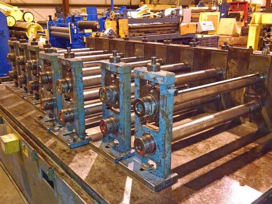 8 Stand, Michigan, 3.25" shafts, 40" roll space, 15 HP DC motor, #10156 - Image 7