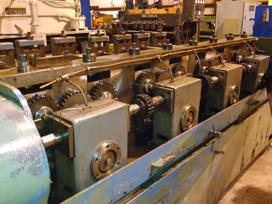 8 Stand, Michigan, 3.25" shafts, 40" roll space, 15 HP DC motor, #10156 - Image 8