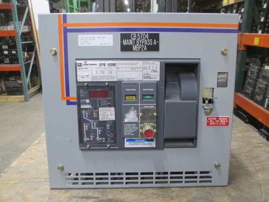 1600 Amps, Cutler-Hammer C-H, SPBMR316C, 3W, 600V, RMS910 trip, LSG, aux switch, shunt, electrically - Image 1