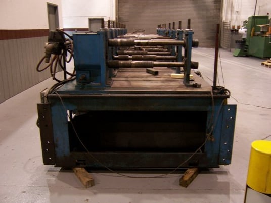 9 Stand, Dahlstrom, 2" dia.spindle, 30" roll space, air clutch, 30 HP, used, #7840 - Image 4