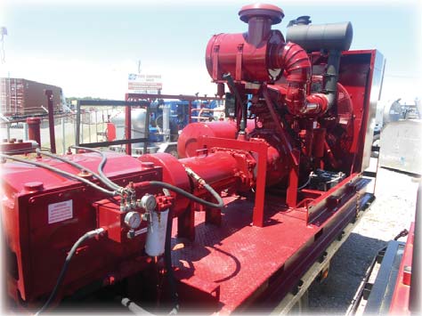 10000 psi @ 80 GPM, Gardner Denver #TX-450SB, hydro blaster, soft seat valves, 500 HP - Image 3