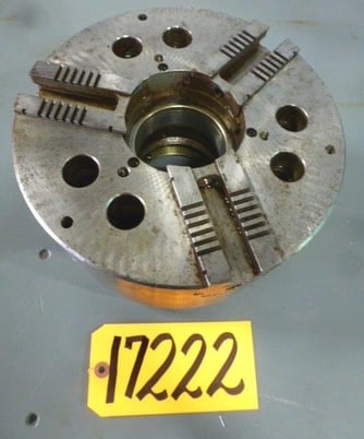 10" SP Sheffer, 3-jaw power chuck, 3" hole, steel body, A1-8, s/n #10CC1922, #17222 - Image 2