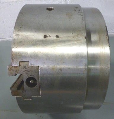 10" SP Sheffer, 3-jaw power chuck, 3" hole, steel body, A1-8, s/n #10CC1922, #17222 - Image 9