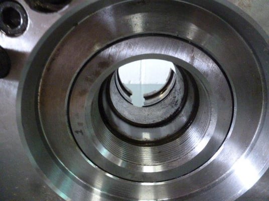 12" Cushman #1059012A08C V-01051, 2-1/2" thru hole, A1-8, steel body, s/n #FO-82434, #17227 - Image 7