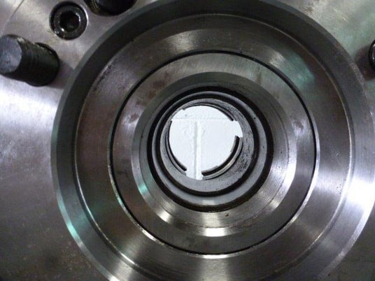 12" Cushman #1059012A08C V-01051, 2-1/2" thru hole, A1-8, steel body, s/n #FO-82434, #17227 - Image 8