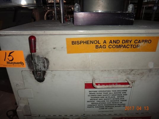 American Process Systems #PBC-50, bag compactor, 1994 - Image 3