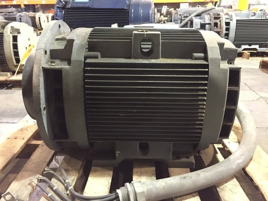 125 HP 1780 RPM General Electric, Frame 405TSD, ODP, 146 amp, 460 Volts - Image 6