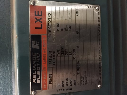 300 HP 1735 RPM Reliance, Frame 5008D, TEFC, 38.5 amp, 4160 Volts - Image 2
