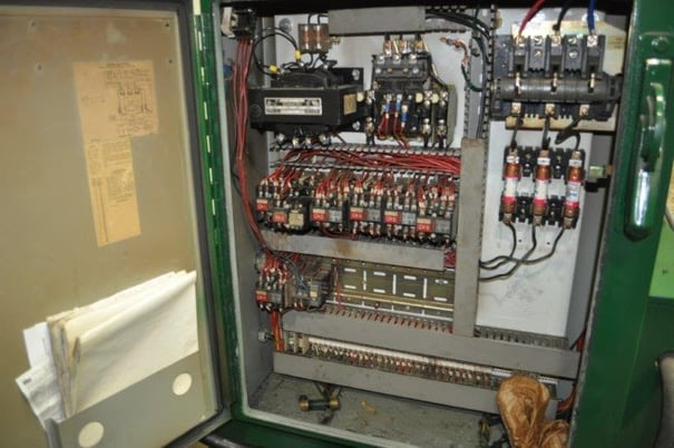 3" Eagle #EF, 51" LR x 86" FB x 55" tall, single head, palm buttons, 10 HP, s/n #1471 - Image 10