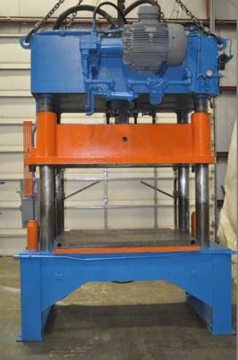 50 Ton, Kard #ETP-7550, 24" stroke, 38" daylight, 4-post, 86" x 51" bed, good, s/n #1762 - Image 3