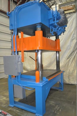 50 Ton, Kard #ETP-7550, 24" stroke, 38" daylight, 4-post, 86" x 51" bed, good, s/n #1762 - Image 4