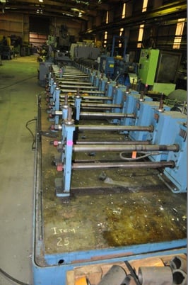 18 Stand, CMC, rollformer, 32" roll space, 2" dia.shafts, 18" horiz. centers, 40 HP,good - Image 3
