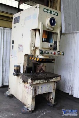 88 Ton, Seyi #MK88, OBG press, 5.9" stroke, 40-75 SPM, 13" die hght, 3.1" adj., 1992, #67680 - Image 1