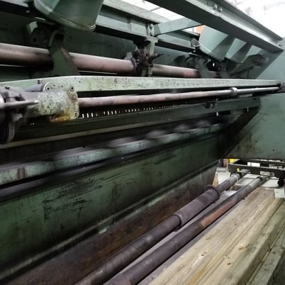 3/8" x 14' Cincinnati #2514, mechanical, 24" back gauge, 50 SPM, 18" gap fr., 15 hydraulic holdowns - Image 4