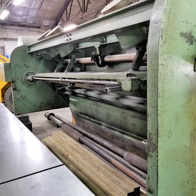 3/8" x 14' Cincinnati #2514, mechanical, 24" back gauge, 50 SPM, 18" gap fr., 15 hydraulic holdowns - Image 6