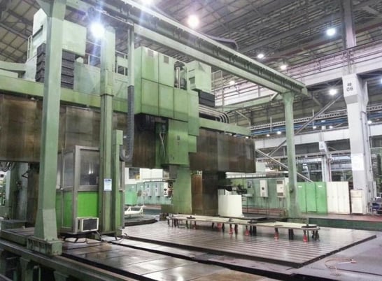 Image 1 for 295" x 748" Schiess Froriep #63FZG, gantry mill turn, 177" B-Axis rotary table, live spindle, #28253