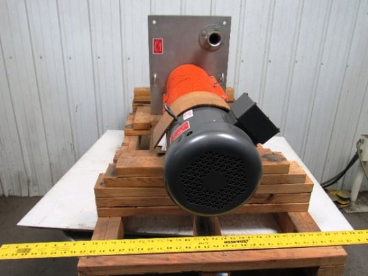 Image 3 for 80 GPM @ 70' TDH, R S Corcoran #5000VEC-1, 7.5 HP vert.sump 316 Stainless Steel centrifigal pump