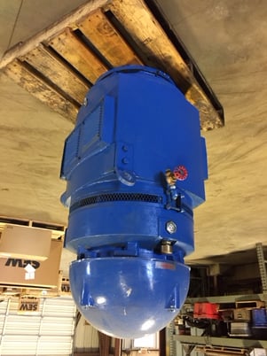 Image 1 for 250 HP 1780 RPM Teco West, Frame 445TP, weather protected enclosure type 1, hi-thrust, surplus, 460 Volts