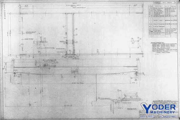 Image 5 for 10 Ton, Abell-Howe #MC-65-984, double girder bridge crane, class C, 65' 2-1/2" span, #69407