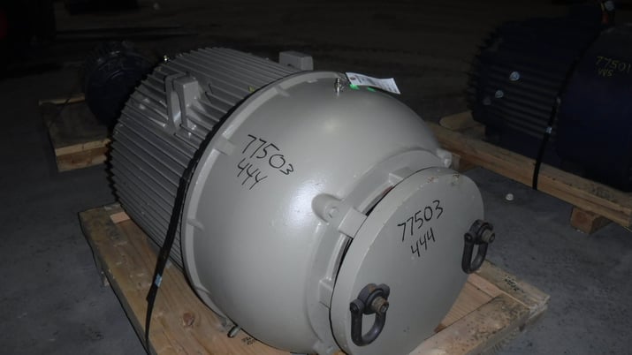 Image 3 for 125 HP 1800 RPM General Electric, Frame 444TSC, TEFC BB, 460V., New Surplus
