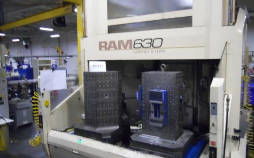 Image 2 for Giddings & Lewis #RAM-630, Numeripath 8000H, 120 automatic tool changer, 24.8" pallet, 35" X, 31" Y, 29" Z, 4-Axis, thru spindle coolant, 1997