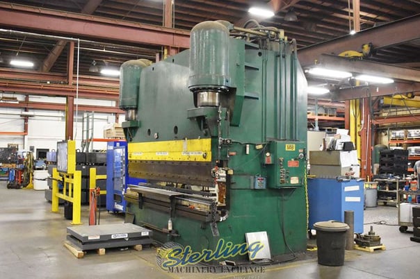 Image 2 for 600 Ton, Pacific #600-12, hydraulic, 12' overall, automatic gauge G-24 single axis CNC Back Gauge, #C5141