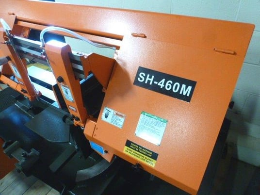Image 9 for 9" x 18" Cosen #SH-460M, miter, semi-auto, 138" x1" x.035" blade, 2 HP, #29455